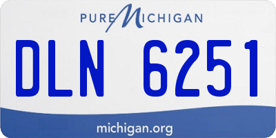 MI license plate DLN6251