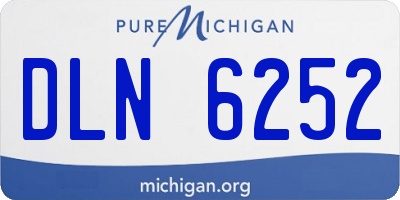 MI license plate DLN6252