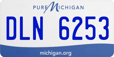 MI license plate DLN6253