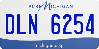 MI license plate DLN6254