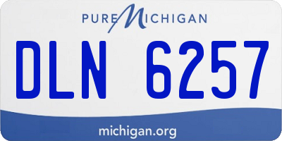 MI license plate DLN6257