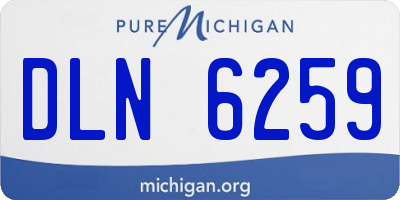 MI license plate DLN6259