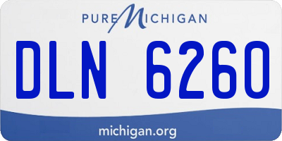 MI license plate DLN6260