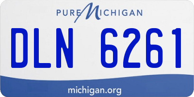 MI license plate DLN6261