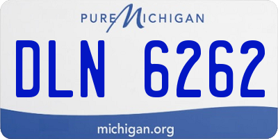 MI license plate DLN6262