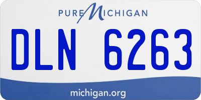 MI license plate DLN6263