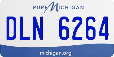 MI license plate DLN6264