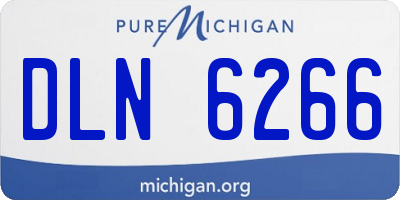 MI license plate DLN6266