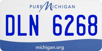 MI license plate DLN6268