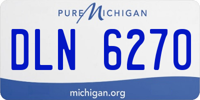 MI license plate DLN6270