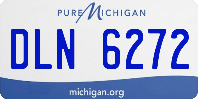 MI license plate DLN6272