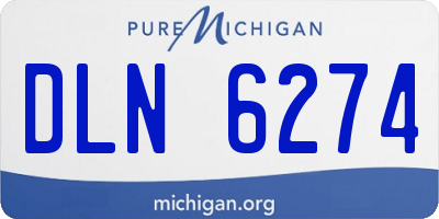 MI license plate DLN6274