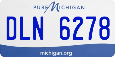 MI license plate DLN6278