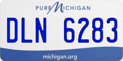 MI license plate DLN6283