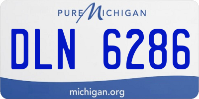 MI license plate DLN6286