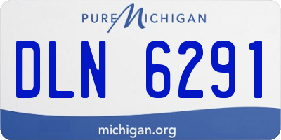 MI license plate DLN6291