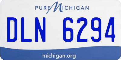 MI license plate DLN6294