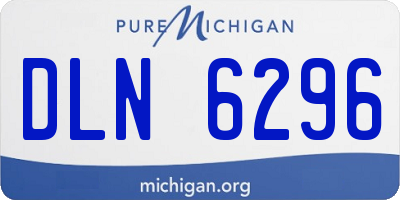 MI license plate DLN6296