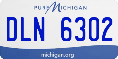 MI license plate DLN6302