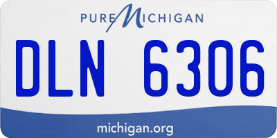 MI license plate DLN6306