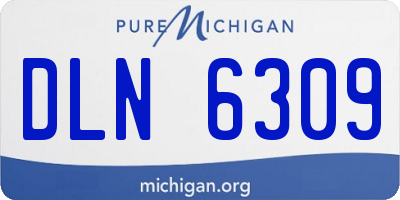 MI license plate DLN6309