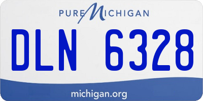 MI license plate DLN6328