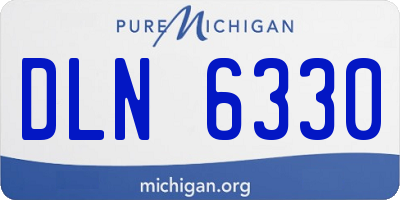 MI license plate DLN6330