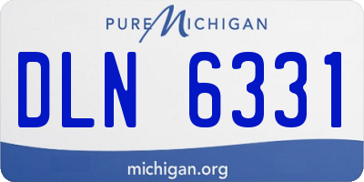 MI license plate DLN6331