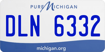 MI license plate DLN6332