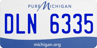 MI license plate DLN6335