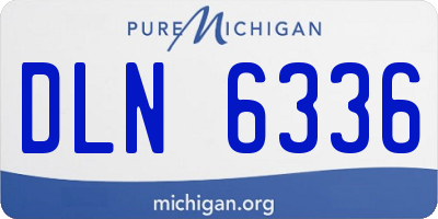 MI license plate DLN6336