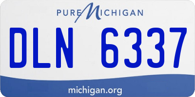 MI license plate DLN6337