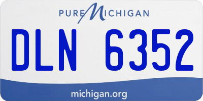 MI license plate DLN6352