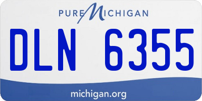 MI license plate DLN6355