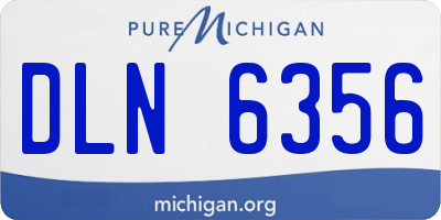 MI license plate DLN6356