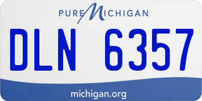 MI license plate DLN6357