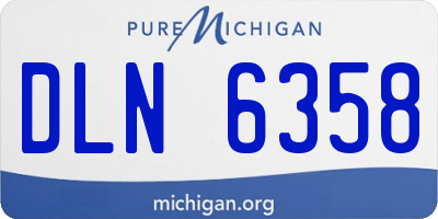 MI license plate DLN6358