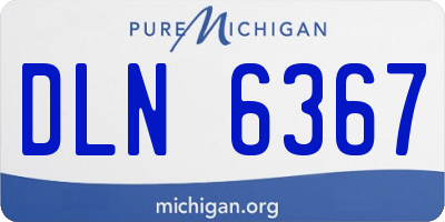 MI license plate DLN6367