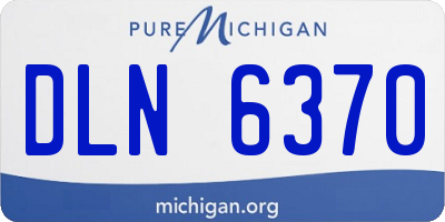 MI license plate DLN6370