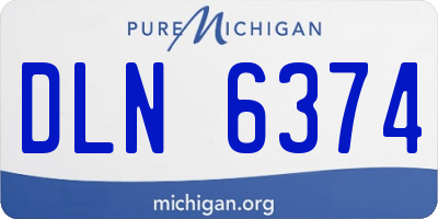 MI license plate DLN6374