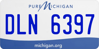 MI license plate DLN6397