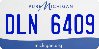 MI license plate DLN6409