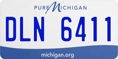 MI license plate DLN6411