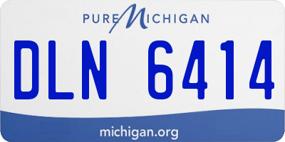 MI license plate DLN6414