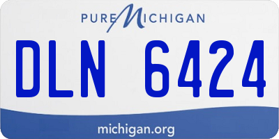 MI license plate DLN6424