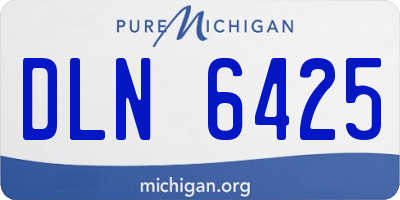 MI license plate DLN6425