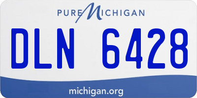 MI license plate DLN6428