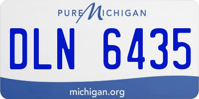 MI license plate DLN6435