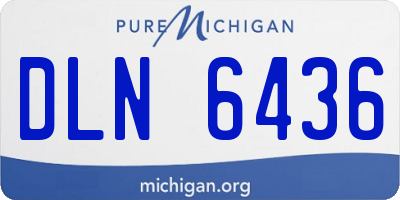 MI license plate DLN6436