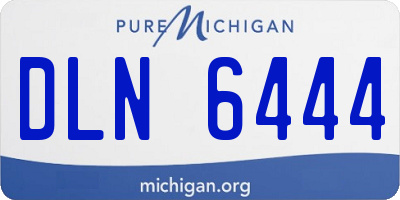 MI license plate DLN6444